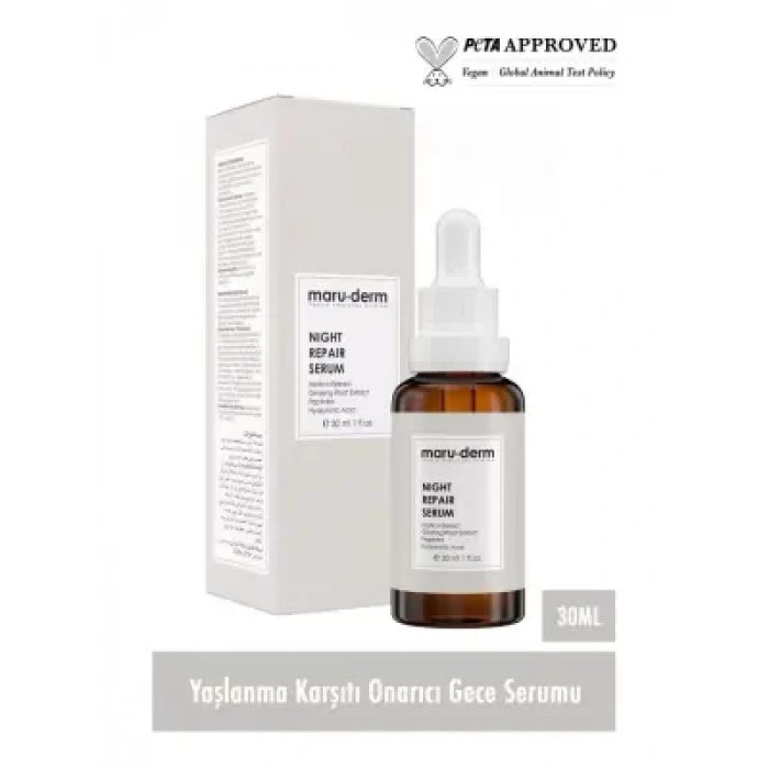Maruderm Night Repair Gece Onarıcı Cilt Bakım Serumu 30 Ml