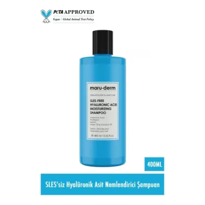 Maruderm SLES-Free Hyaluronic Acid Moisturizing Shampoo 400 ML