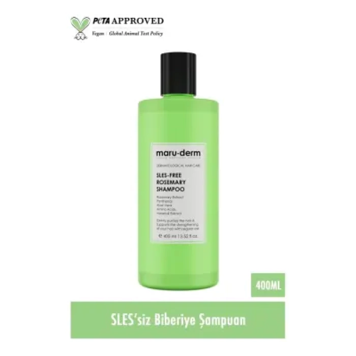 Maruderm SLES-Free Rosemary Shampoo 400 ML