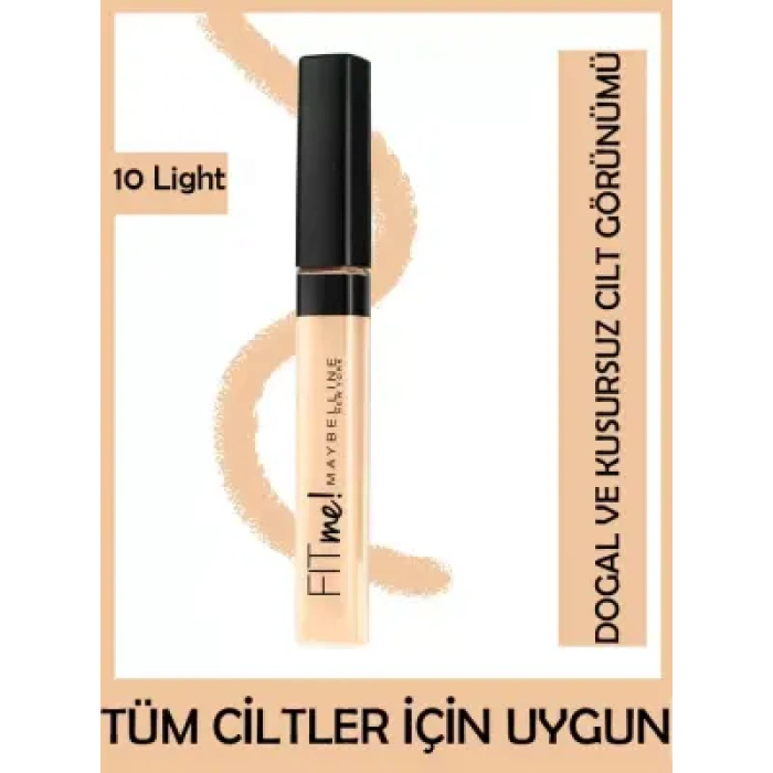 Maybelline New York Fit Me Kapatıcı - 10 Light 6,8 ml