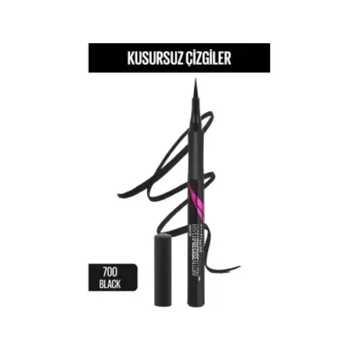 Maybelline New York Hyper Precise All Day Eyeliner - 700 Black - Siyah