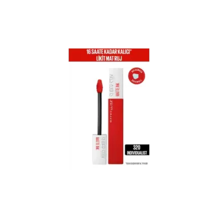 Maybelline New York Super Stay Matte Ink Likit Mat Ruj - 320 Individualist
