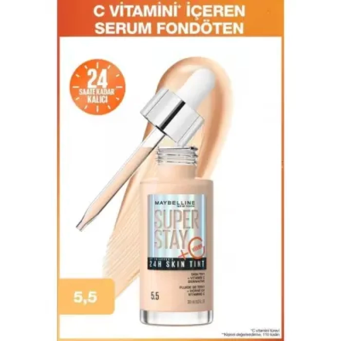 Maybelline New York Super Stay Skin Tint Fondöten - 05.5 30 ml