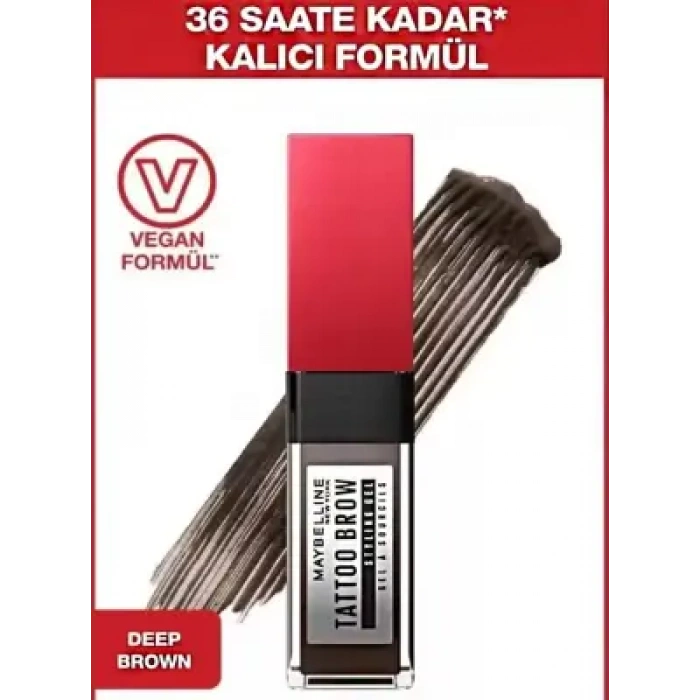 Maybelline New York Tattoo Brow 36H STYLING GEL- 260 DEEP BROWN