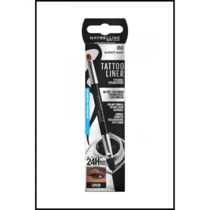Maybelline New York Tattoo Liner Gel Pot Eyeliner- 950 Black Siyah