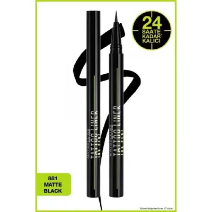 Maybelline New York Tattoo Liner Ink Pen - 881 Matte Black