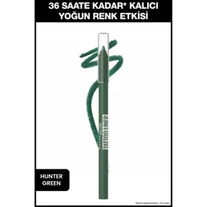 Maybelline New York Tattoo Liner Jel Göz Kalemi - 817 Hunter Green