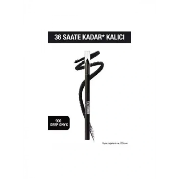 Maybelline New York Tattoo Liner Jel Göz Kalemi - 900 Deep Onyx -Siyah-