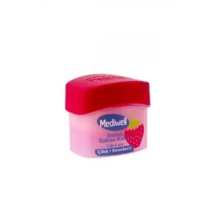 Mediwell Dudak Bakım Kremi - Çilek 5ml