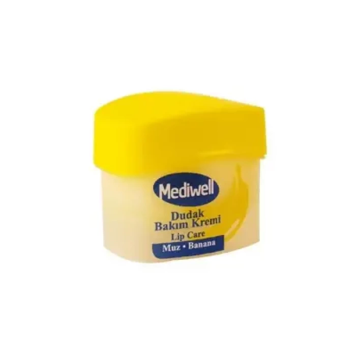 Mediwell Dudak Bakım Kremi - Muz 5ml