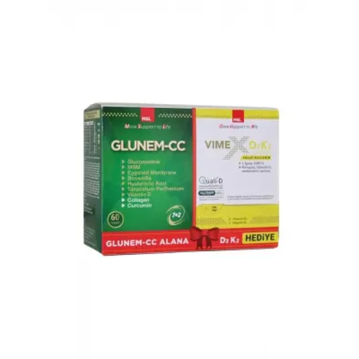 Msl Glunem-CC 60 Tablet ( Vimex D3K2 20ml Hediye )