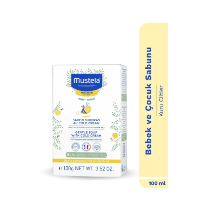 Mustela Gentle Soap With Cold Cream 100 gr Besleyici Sabun