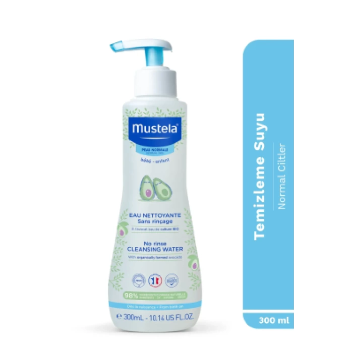 Mustela No Rinse Cleansing Water 300 ml Durulama Gerektirmeyen Temizleme Sıvısı