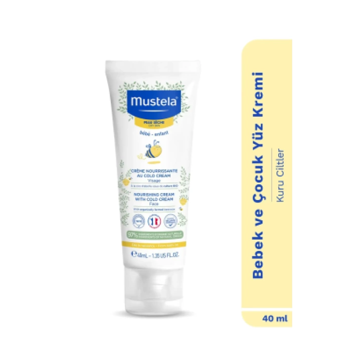 Mustela Nourishing Cream With Cold Cream Face 40 ml Yüz Kremi