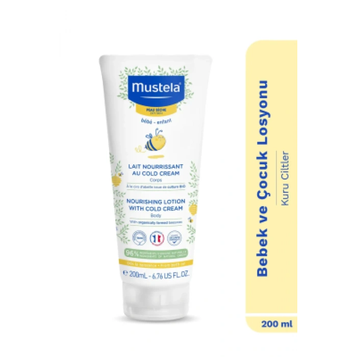 Mustela Nourishing Lotion With Cold Cream Vücut Losyonu 200 ml