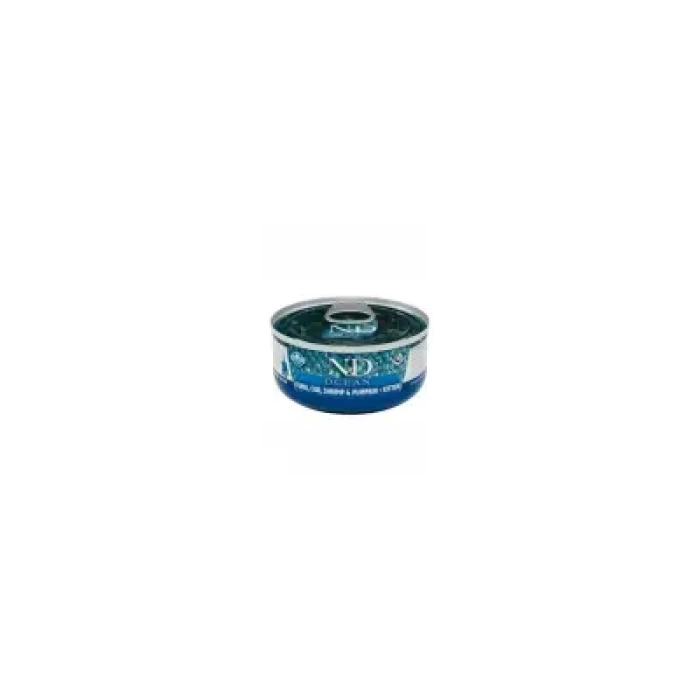 N&D Ocean Ton Balığı, Morina Balığı, Karides&balkabağı Kitten70 gr