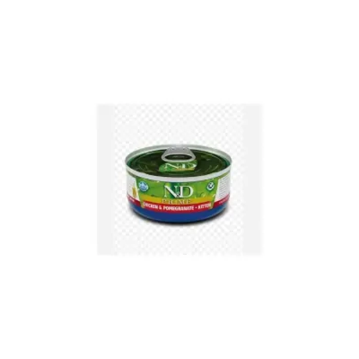N&D Prıme Chicken & Pomegranate Kitten Kedi Konserve 70 Gr