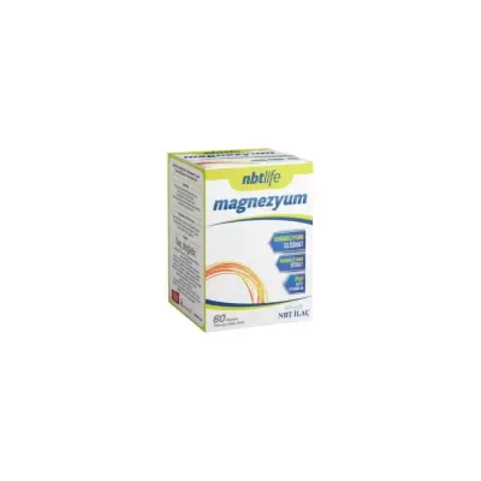 Nbt Life Magnezyum P5P Vitamin B6 60 Kapsül