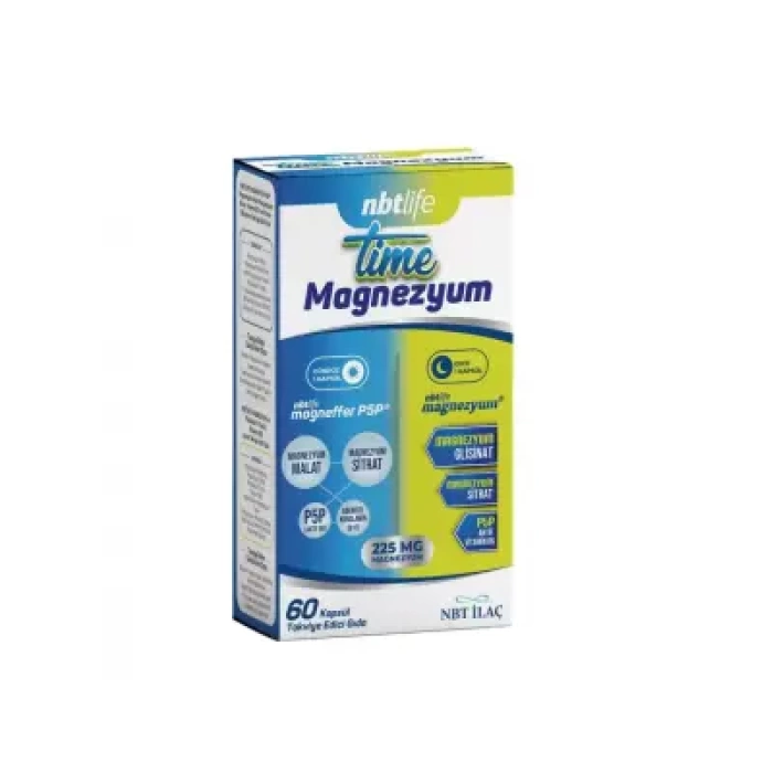 Nbt Life Time Magnezyum 60 Kapsül