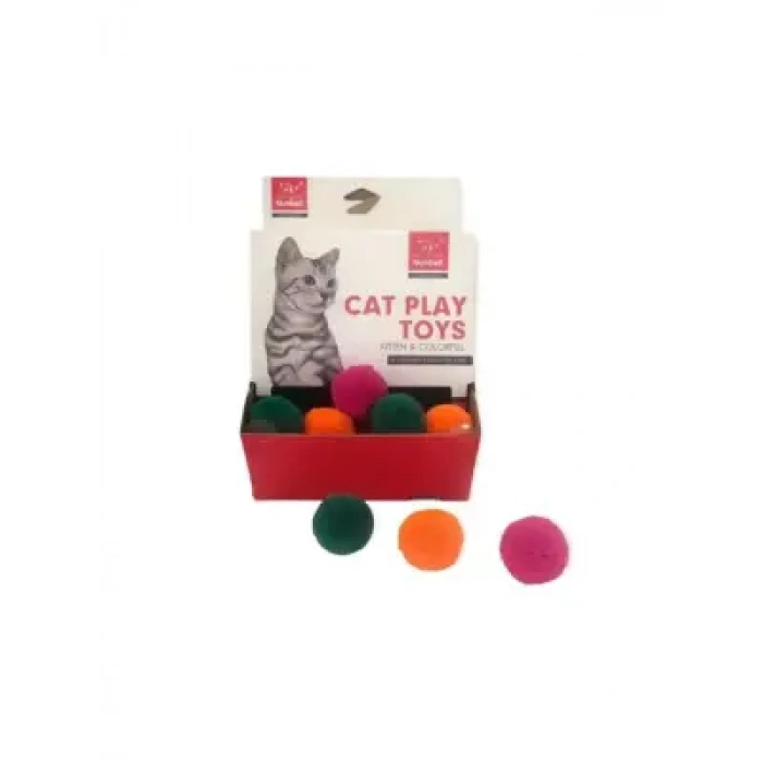 Nunbell Kedi Oyun.Tüylü Renkli Toplar