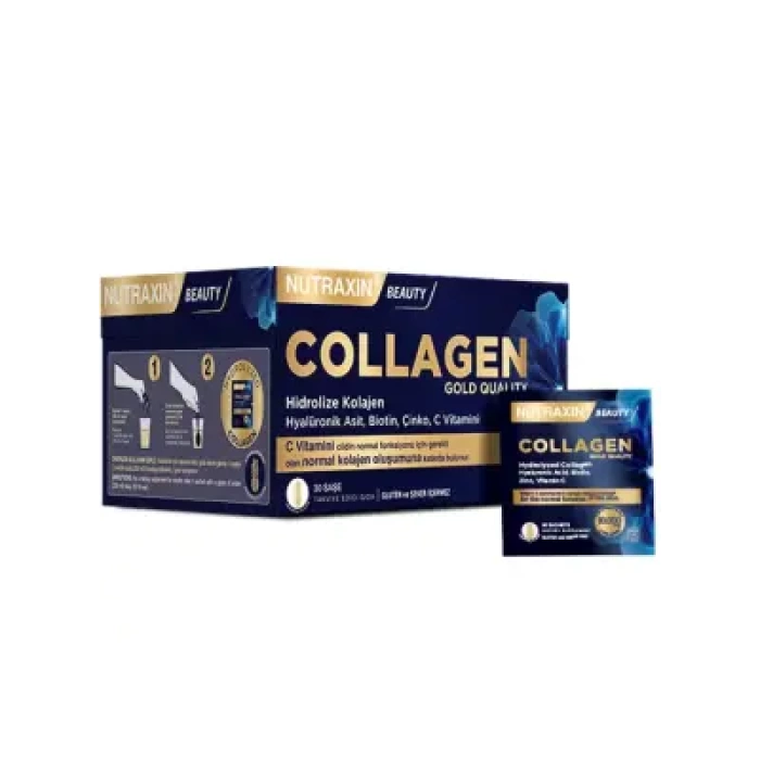 Nutraxin Beauty Collagen Gold Takviye Edici Gıda 30 Şase