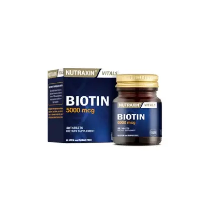 Nutraxin Biotin 5000 mcg 30 Tablet