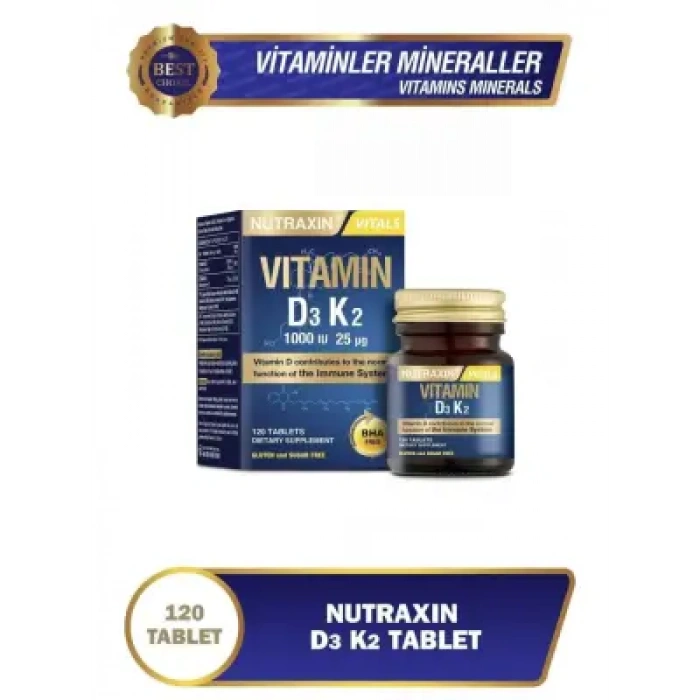 Nutraxin Vitamin D3K2 120 Tablet