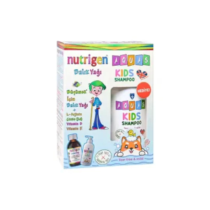 Nutrigen Balık Yağı 200 ml - Aquas Kids Şampuan Hediye -