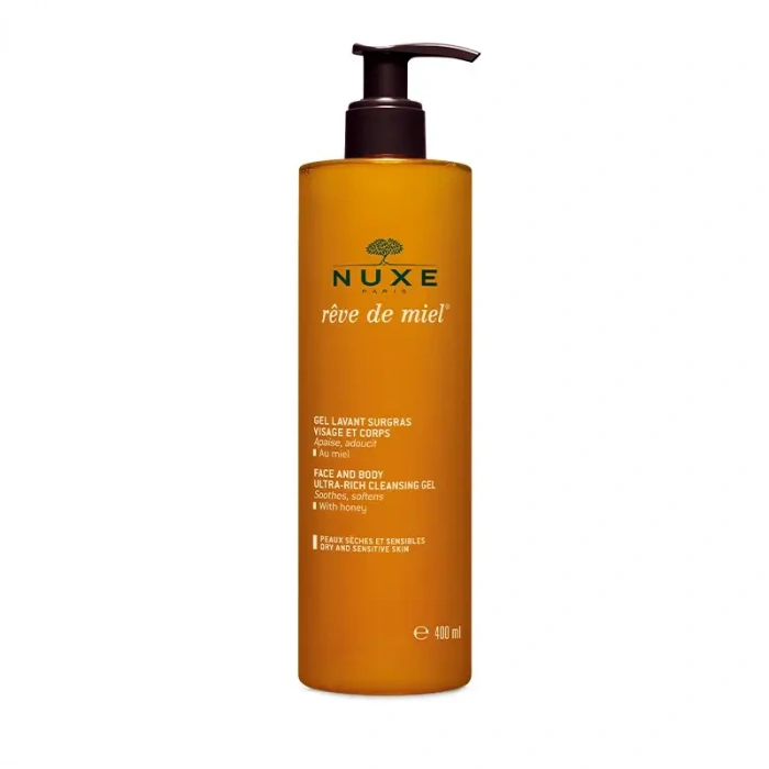Nuxe Reve de Miel Gel Lavant Surgras Visage et Corps Yüz Ve Vücut Yıkama Jeli