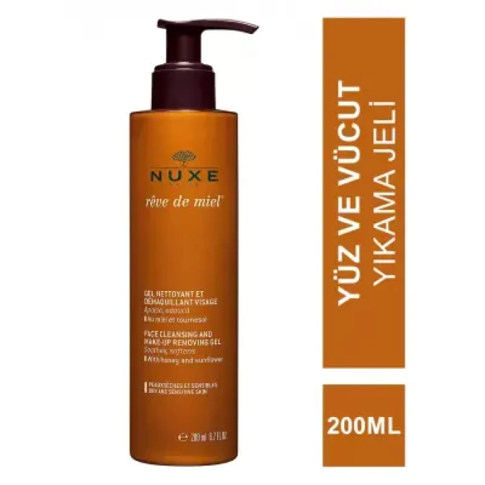 Nuxe Reve de Miel Gel Nettoyant Visage 200 ml