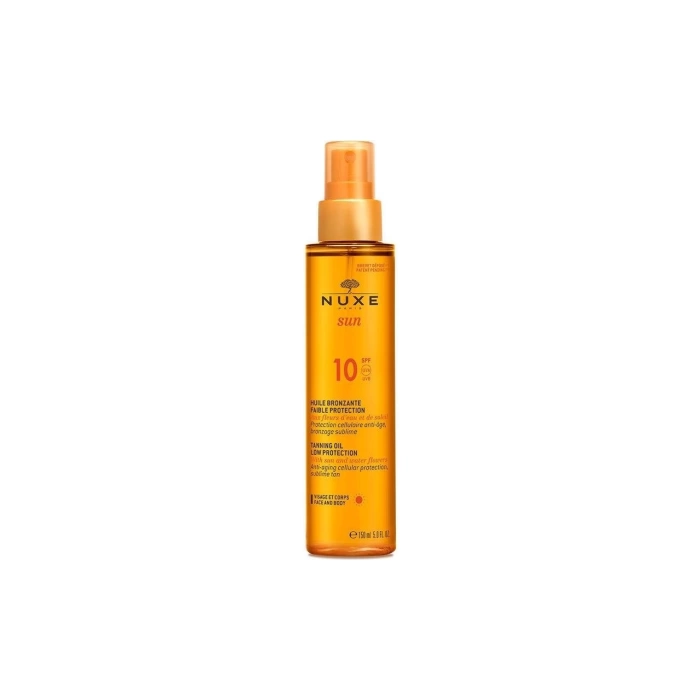 Nuxe Sun Spf 10 Güneş Bronzlaştırıcı Yüz ve Vücut Yağı