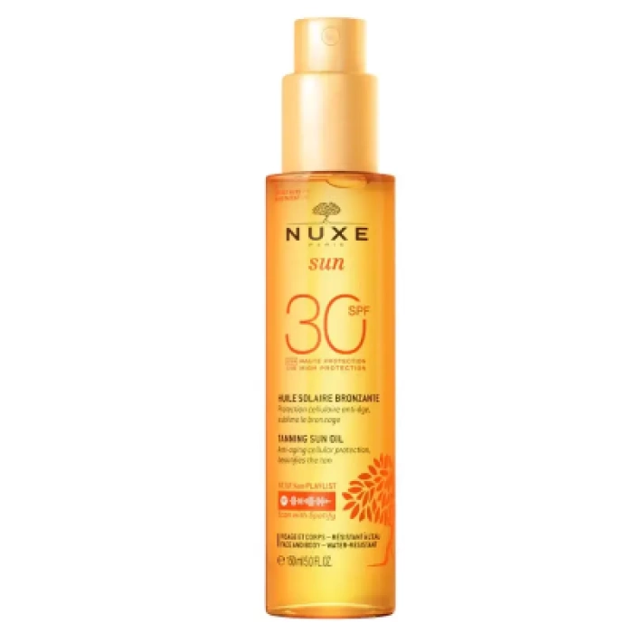 Nuxe Sun Spf 30 Bronzlaştırıcı Yüz ve Vücut Yağı 150 ml