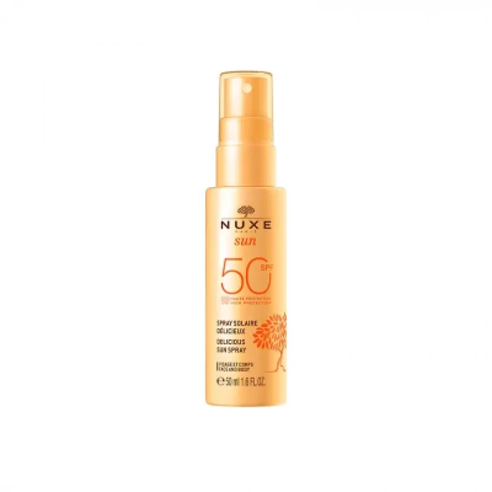Nuxe Sun Spf50+ Delicious Sun Sprey - Güneş Koruyucu Yüz ve Vücut Spreyi - 50 ml