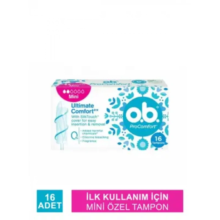 O.B. Pro Comfort Mini Tampon Light Days 16 Adet