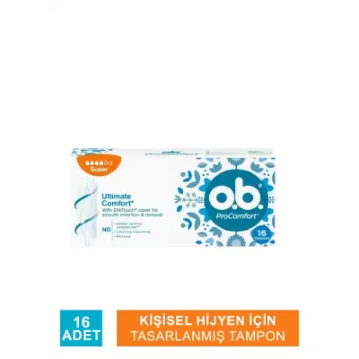 O.B. Pro Comfort Süper Tampon 16 Adet