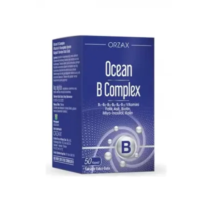 Ocean B Complex Takviye Edici Gıda 50 Kapsül