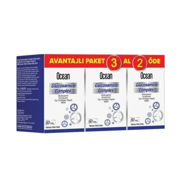 Ocean Glukozamin Complex 60 Tablet Avantajlı Paket - 3AL2ÖDE -