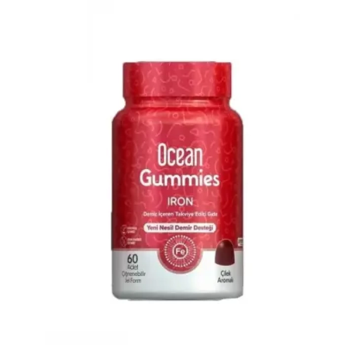 Ocean Gummies İron - Demir - 60 Yumuşak Tablet