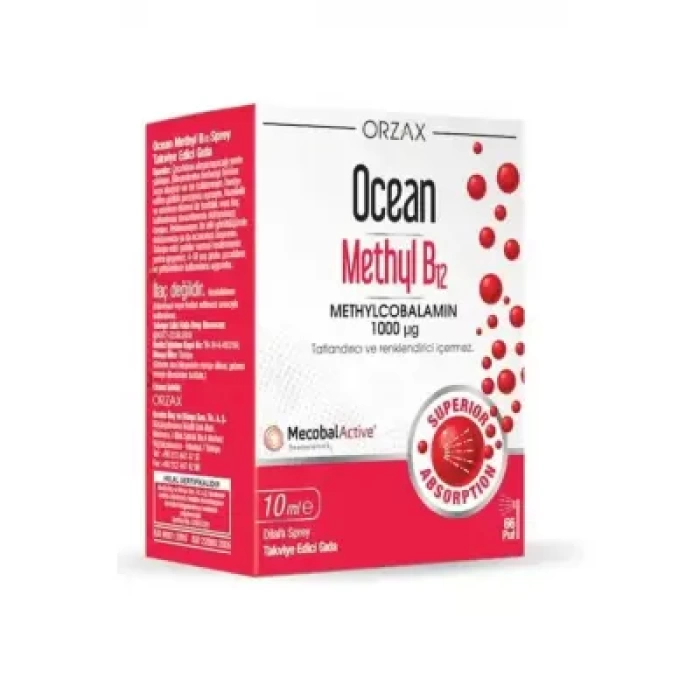 Ocean Methyl B12 1000 MCG Sprey 10 ML