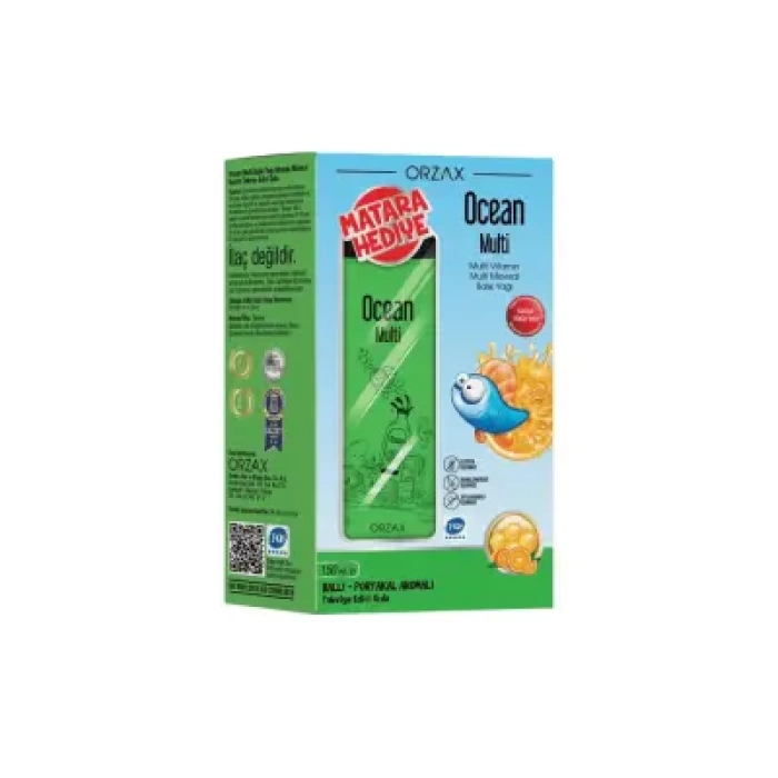 Ocean Multi Şurup Ballı ve Portakal Aromalı 150 ml - Matara Hediyeli