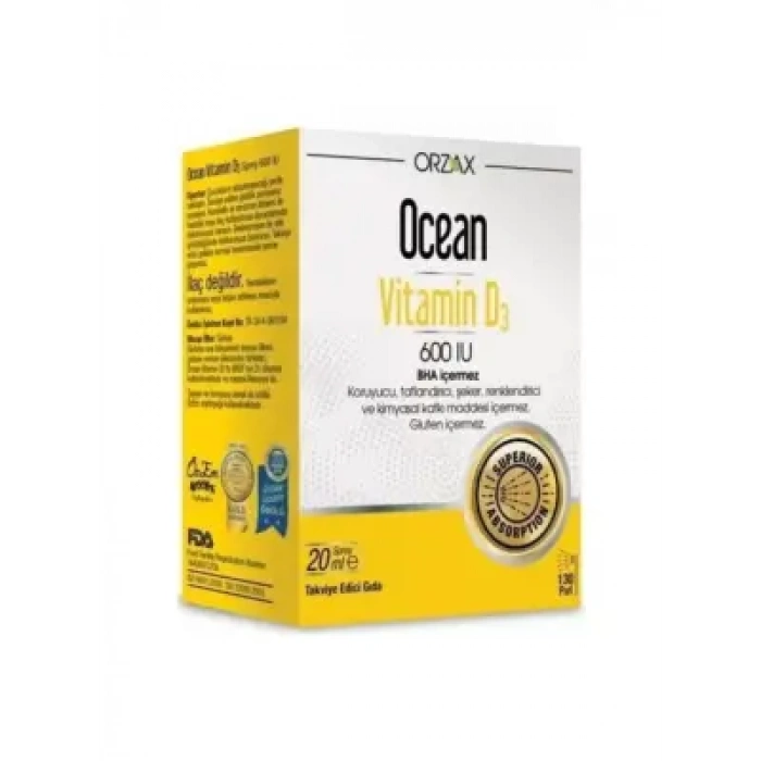 Ocean Vitamin D3 600 IU Sprey 20ml
