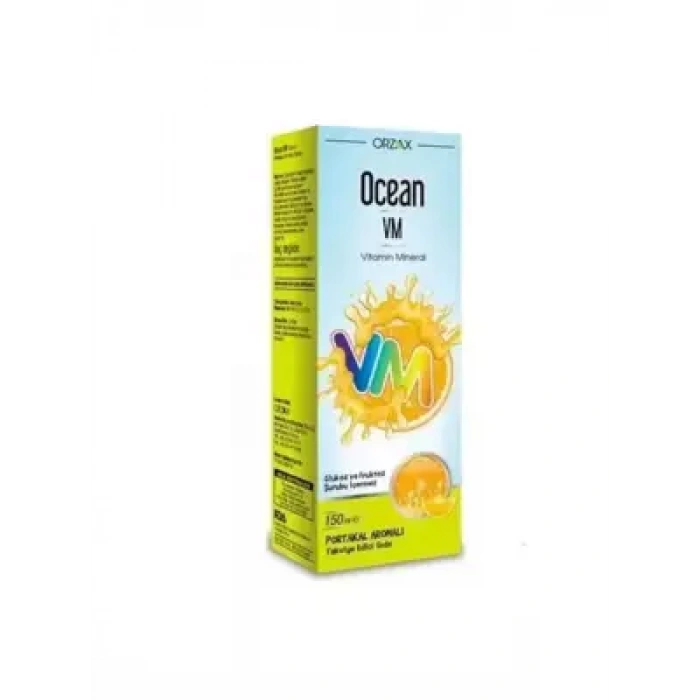 Ocean VM Vitamin Mineral Şurup Portakal Aromalı 150 ml