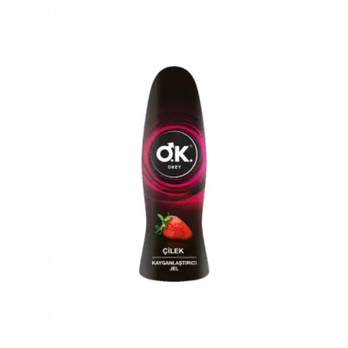 Okey Çilek Aromalı Kayganlaştırıcı Jel 50 ml