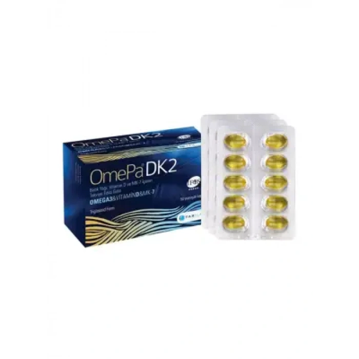 Omepa DK2 Omega 3 & Vitamin D & MENAQ7 50 Yumuşak Kapsül
