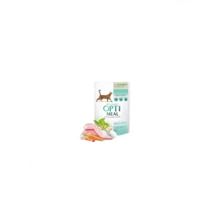 Optimeal Havuç Jöleli Tavşanlı Yaş Ked.Mam.85G
