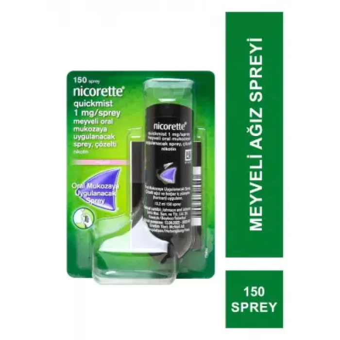 Outlet - Nicorette Quıckmıst 1 mg Meyveli Ağız Spreyi 150 Sprey