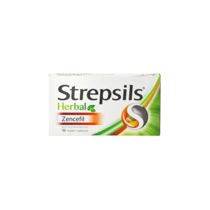 Outlet - Strepsils Herbal Zencefil 16 Pastil
