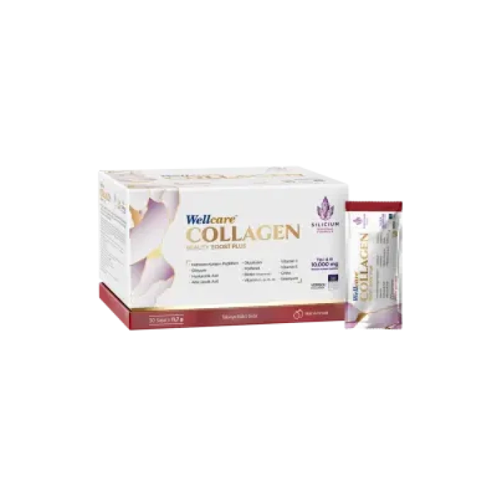 Outlet - Wellcare Collagen Beauty Boost Plus Nar Aromalı 11,7gr x 30 Saşe