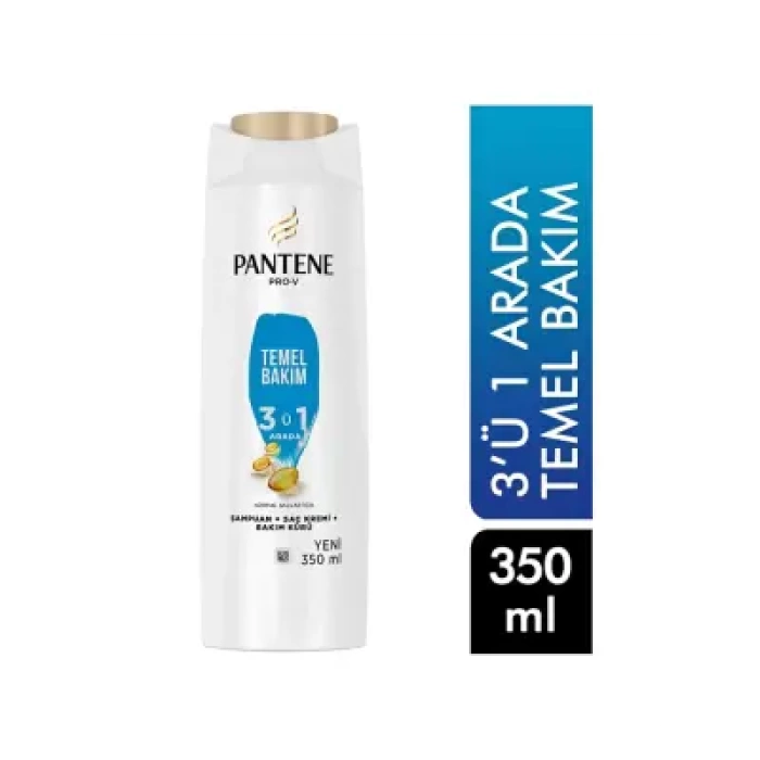 Pantene Pro-V 3ü 1 Arada Temel Bakım Şampuanı 350 ml