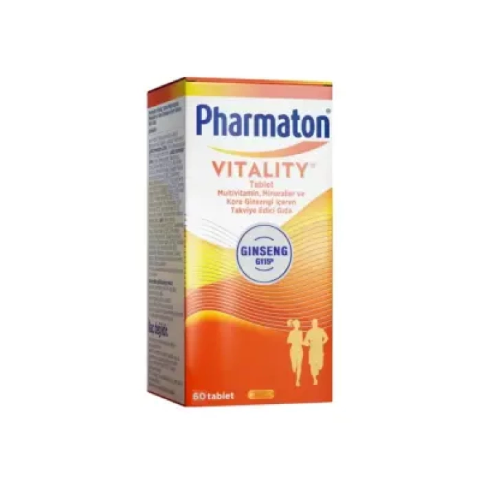 Pharmaton Vitality Multivitamin 60 Tablet - Takviye Edici Gıda